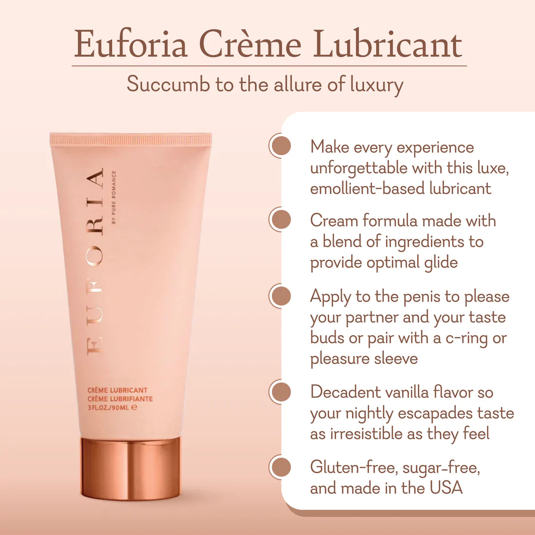 Euforia Creme Lubricant