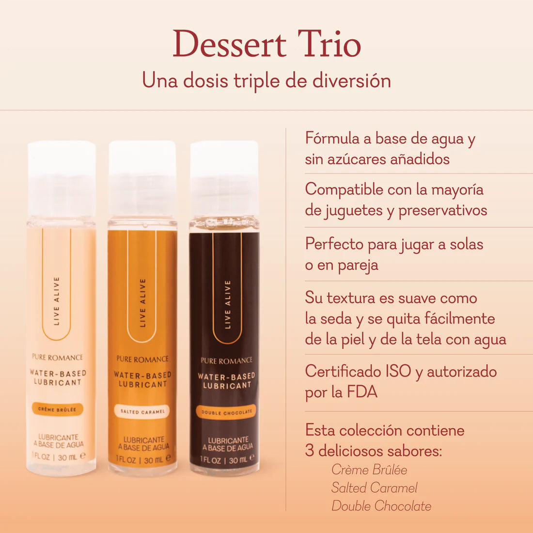 Dessert Trio Lubricant Sale