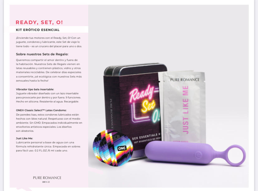 Ready, Set, O! Sex Essentials Kit