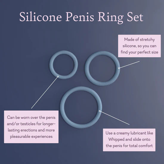 Silicone Penis Ring Combo