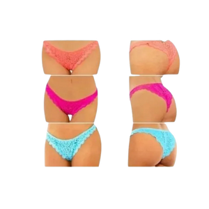 Naughty Neons Brazilian Panty Set