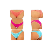 Naughty Neons Brazilian Panty Set