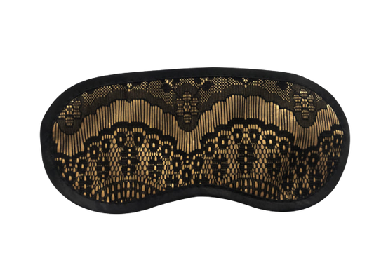 Black &amp; Gold Blindfold