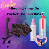 Vibrating Strap-On + Packer Harness Boxer